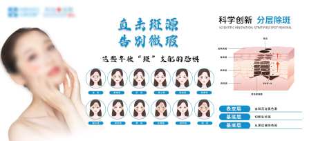 美业医美室内宣传案例-采灵感-https://www.cailinggan.com/