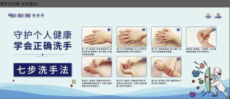 七步洗手法画面-采灵感-https://www.cailinggan.com/