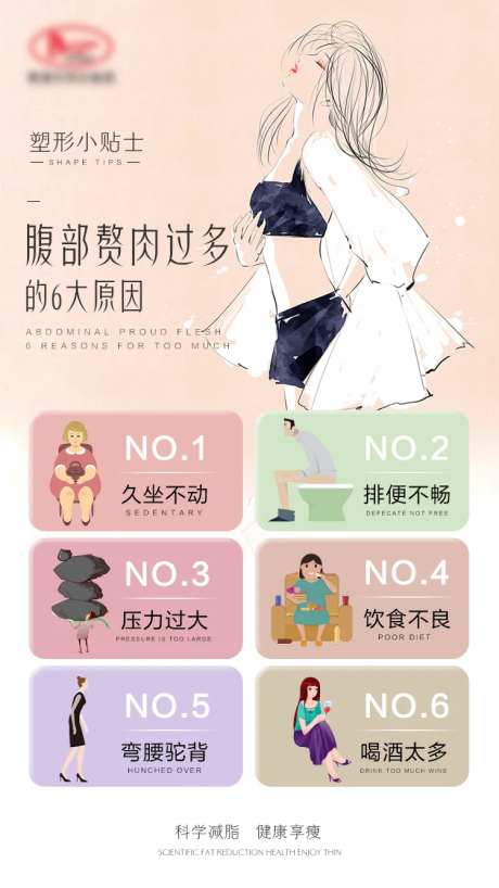 塑形小贴士海报-采灵感-https://www.cailinggan.com/