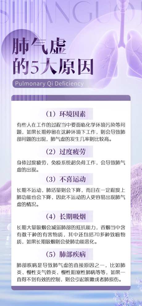 肺病科普常识海报-采灵感-https://www.cailinggan.com/
