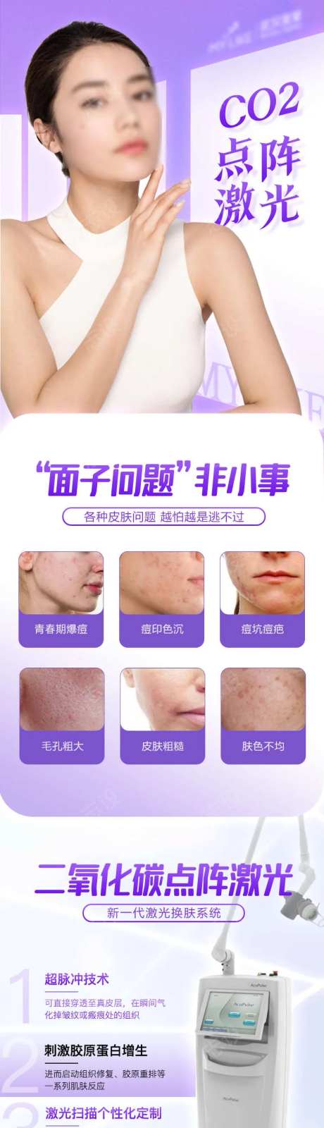 医美CO2点阵激光详情页-采灵感-https://www.cailinggan.com/
