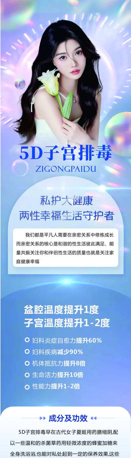 5D子宫排毒妇科健康长图-采灵感-https://www.cailinggan.com/