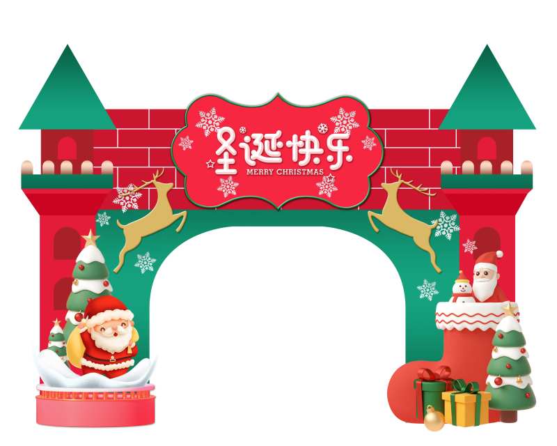 圣诞门框-采灵感-cailinggan.com