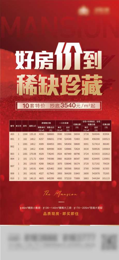 好房源特价房海报-采灵感-https://www.cailinggan.com/