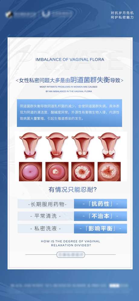 女性私密科普海报-采灵感-https://www.cailinggan.com/