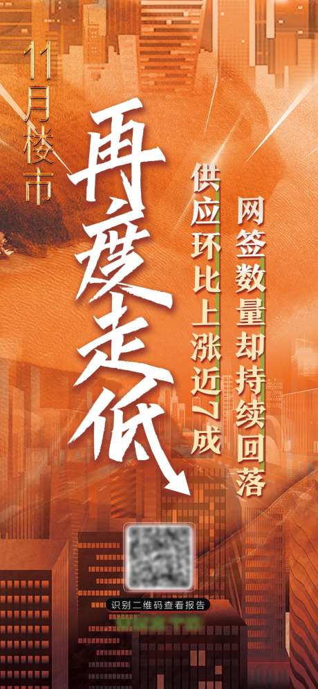 11月楼市报告海报-采灵感-https://www.cailinggan.com/