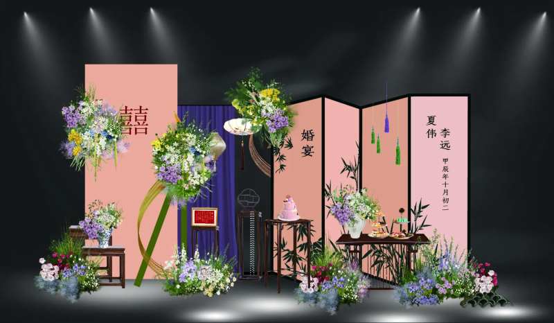 南洋风订婚宴-采灵感-cailinggan.com
