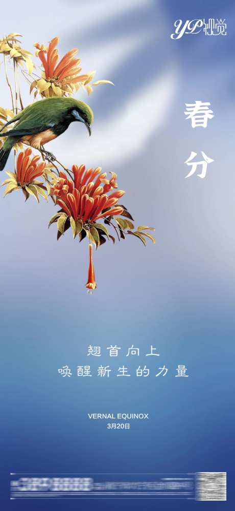 地产春分海报-采灵感-https://www.cailinggan.com/