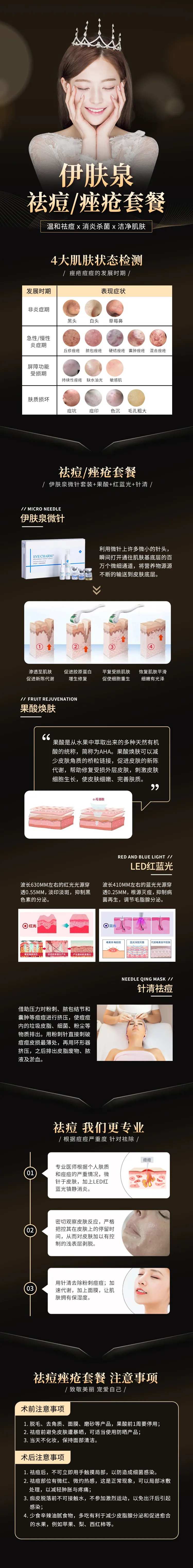 伊肤泉祛痘痤疮套餐促销电商详情页-采灵感-cailinggan.com