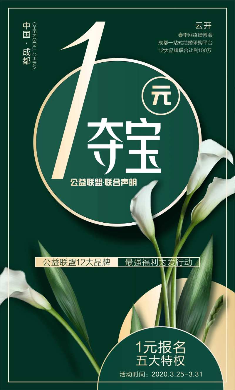 公益夺宝海报-采灵感-cailinggan.com