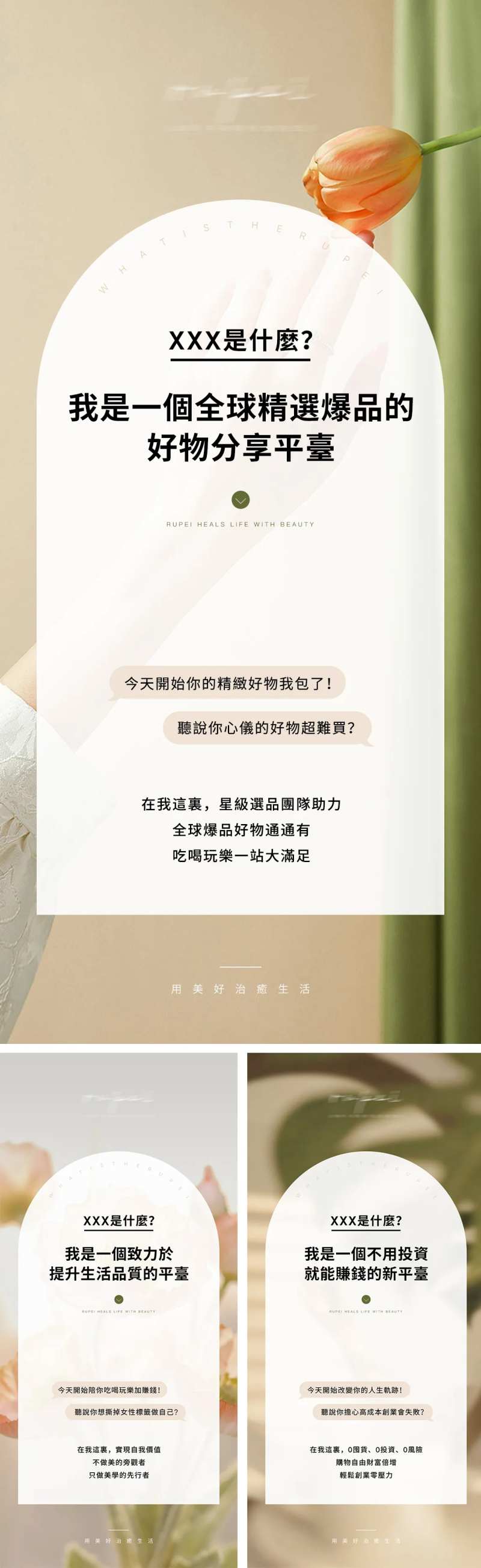 优雅高级项目介绍海报-采灵感-cailinggan.com