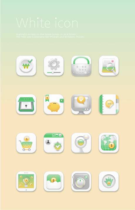 简约风格ICON设计扁平图标-采灵感-https://www.cailinggan.com/