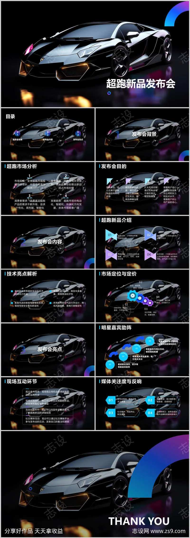 超跑新品发布会PPT-采灵感-cailinggan.com