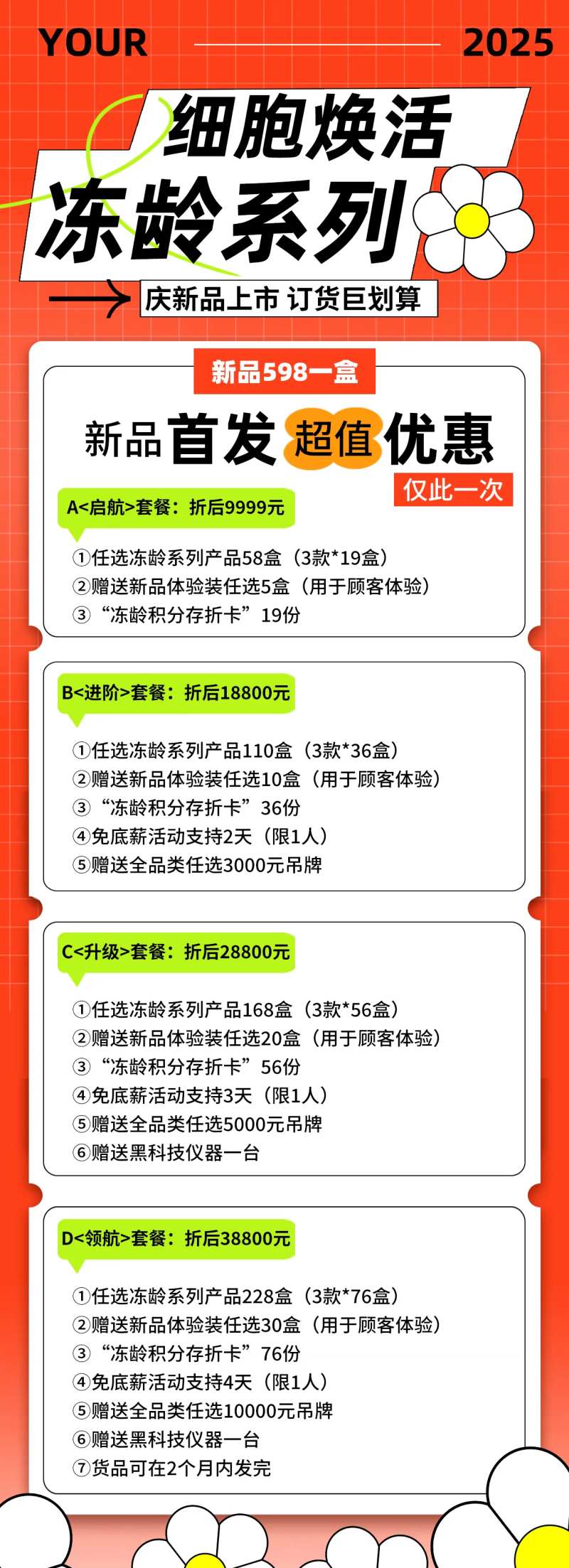 医美细胞焕活冻龄海报-采灵感-cailinggan.com