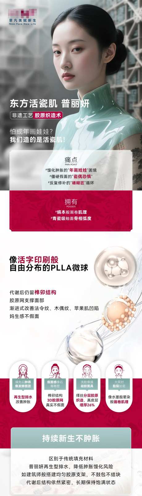 医美产品普丽妍功能科普海报-采灵感-https://www.cailinggan.com/