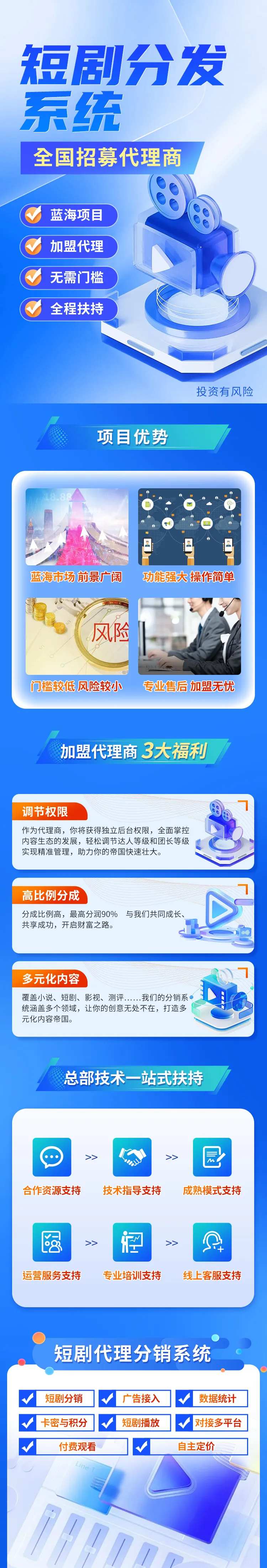短剧分发系统加盟H5专题设计-采灵感-cailinggan.com