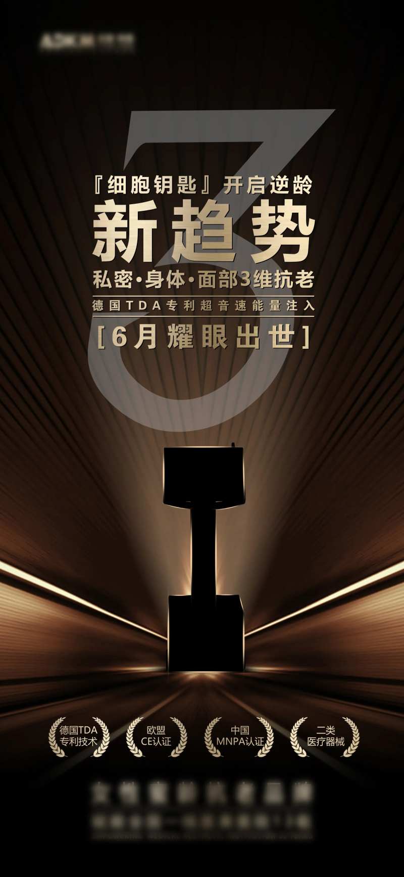 医美仪器粽金海报-采灵感-cailinggan.com