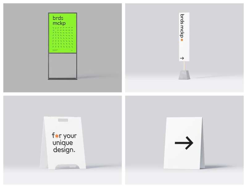 立牌画册画框相框样机-采灵感-cailinggan.com