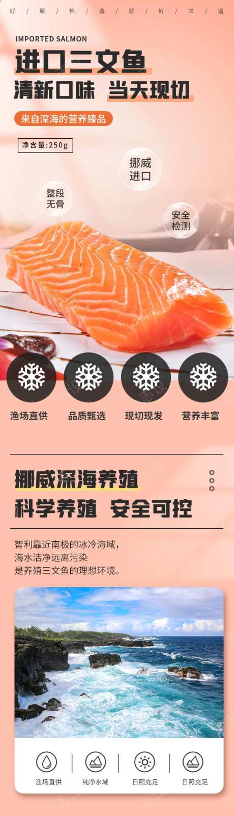 生鲜三文鱼电商详情页-采灵感-https://www.cailinggan.com/