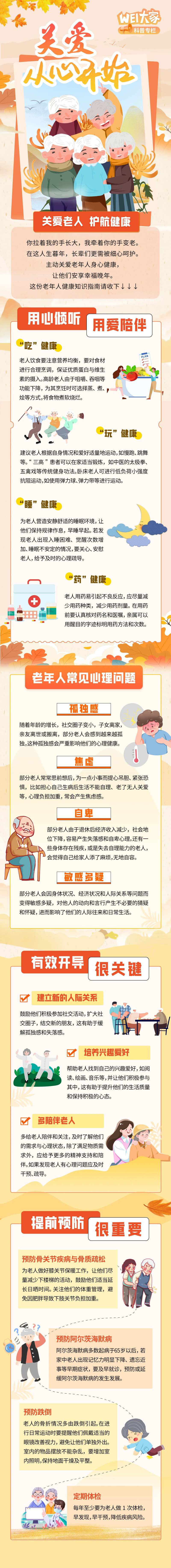关爱老人科普长图-采灵感-cailinggan.com