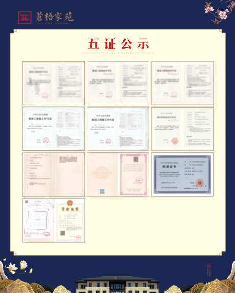 地产五证公示展板-采灵感-https://www.cailinggan.com/