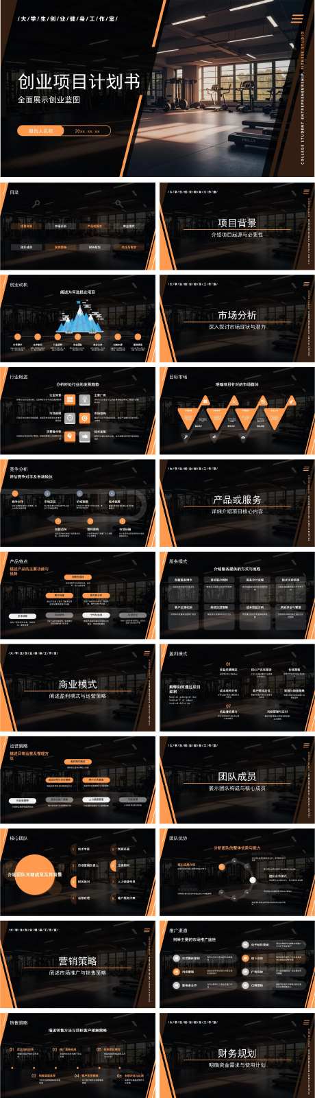 创业项目计划书PPT-采灵感-https://www.cailinggan.com/