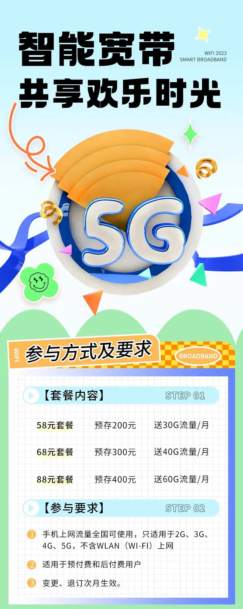 宽带办理长图-采灵感-cailinggan.com