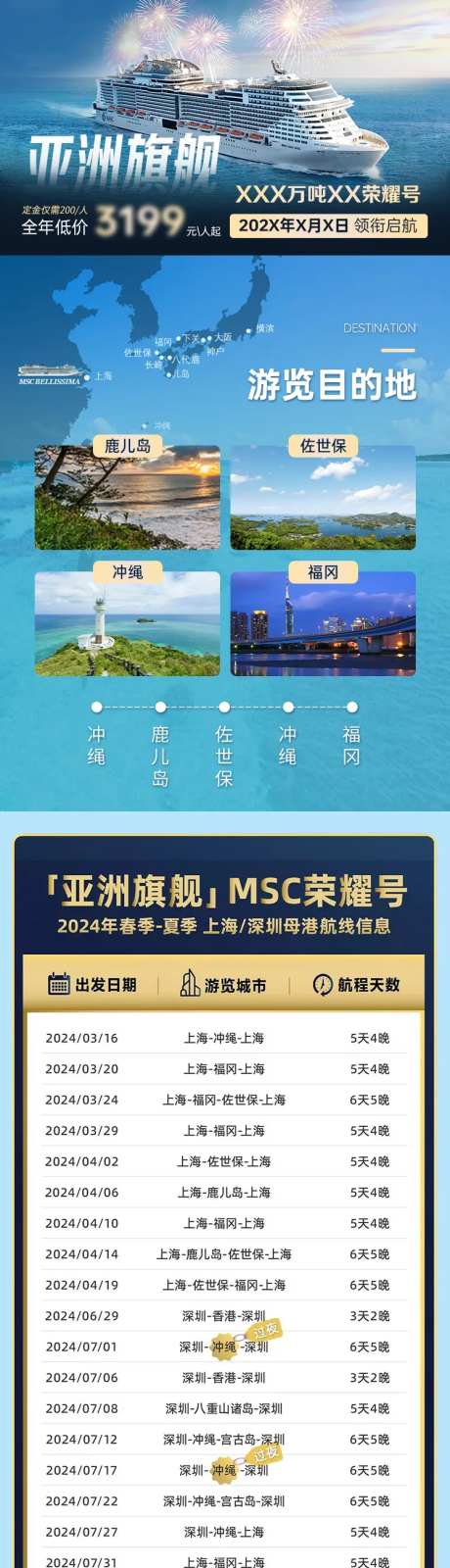 旅游邮轮航海介绍专题长图-采灵感-https://www.cailinggan.com/