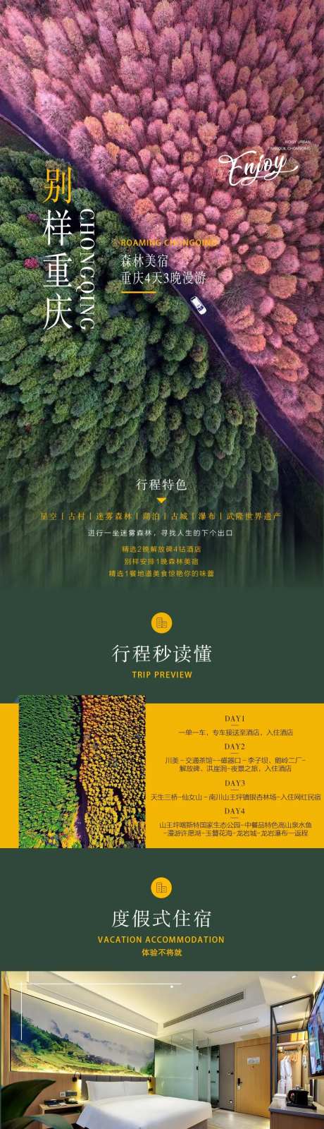 别样重庆飞花渡水重庆旅游电商详情页-采灵感-https://www.cailinggan.com/