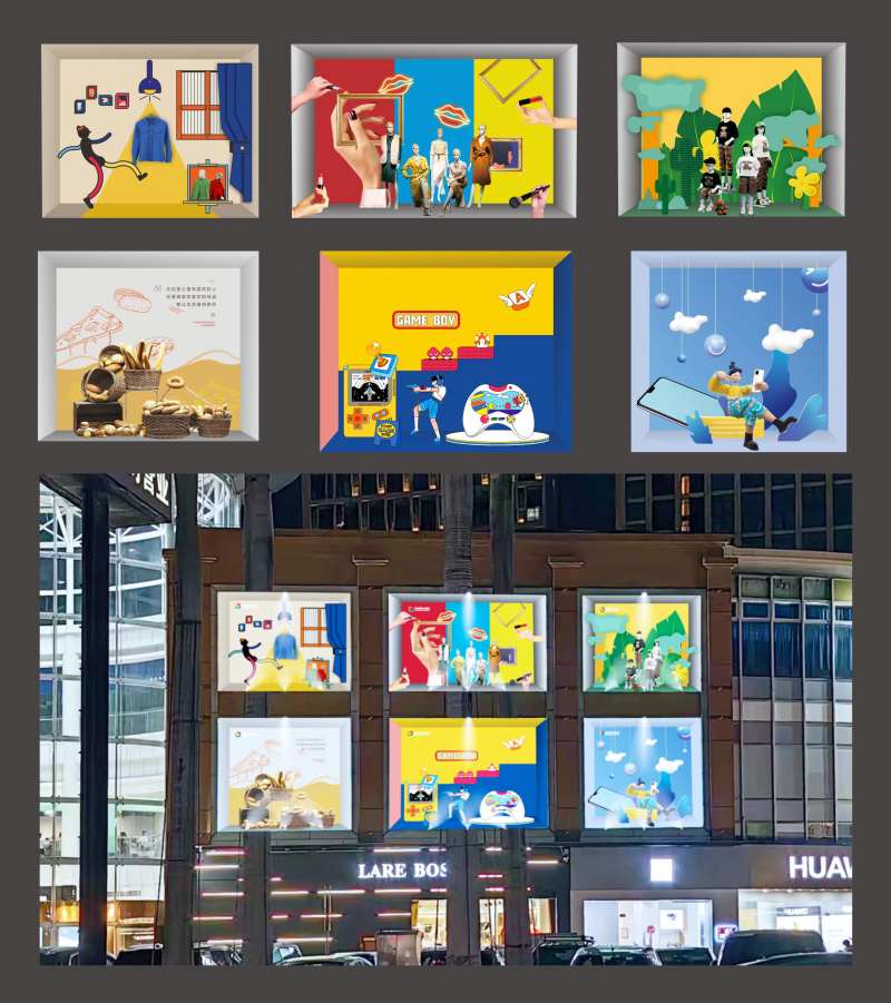 商场橱窗服装服饰DP点-采灵感-cailinggan.com