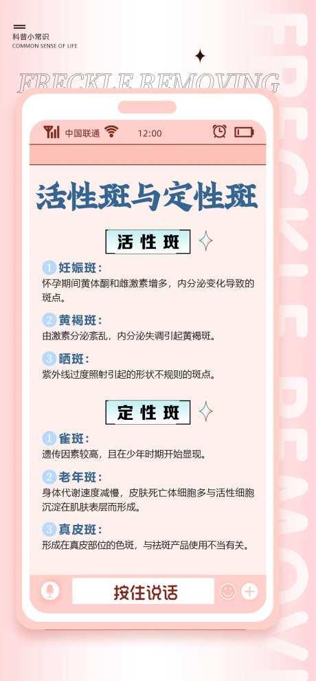 斑点科普常识海报-采灵感-https://www.cailinggan.com/