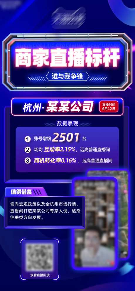 直播标杆数据海报-采灵感-https://www.cailinggan.com/