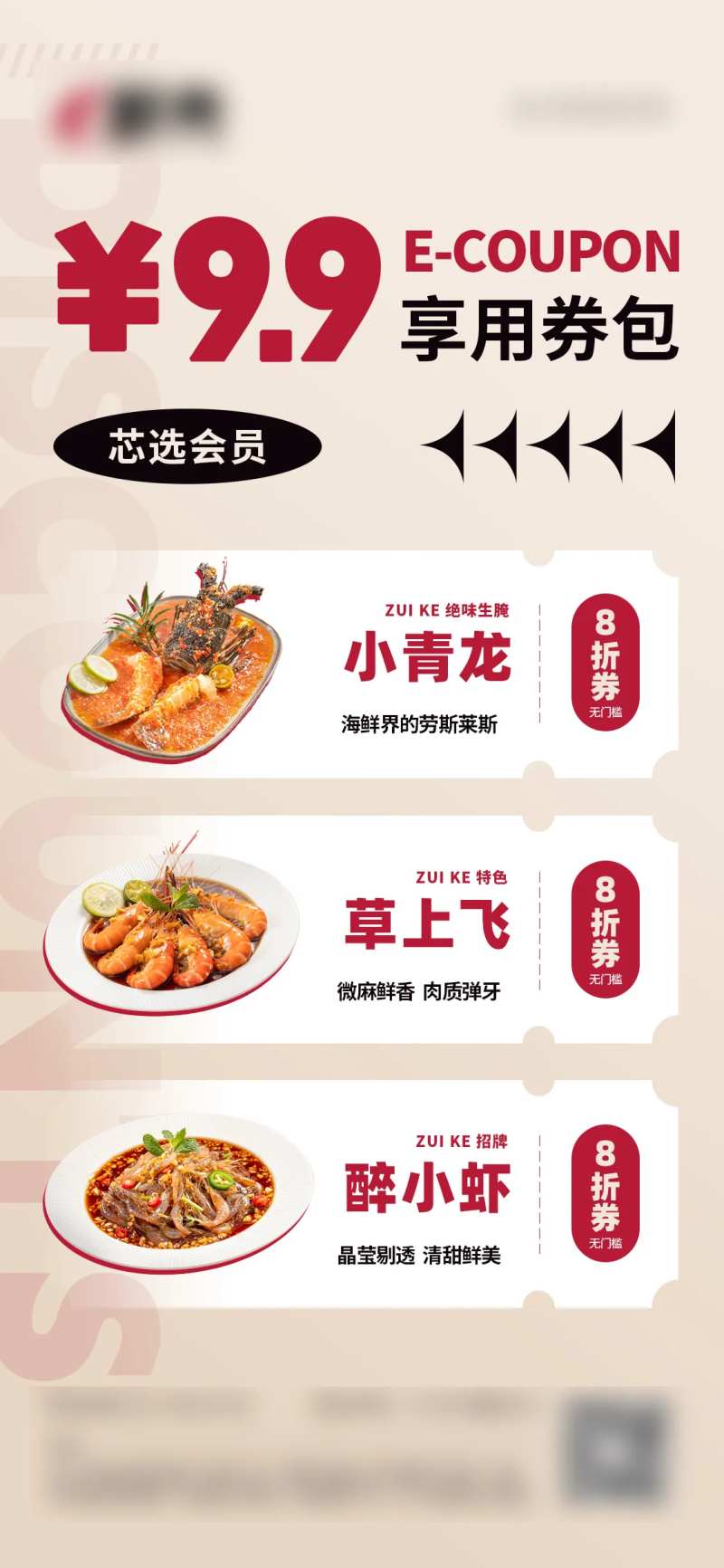 9.9元券包海报-采灵感-cailinggan.com