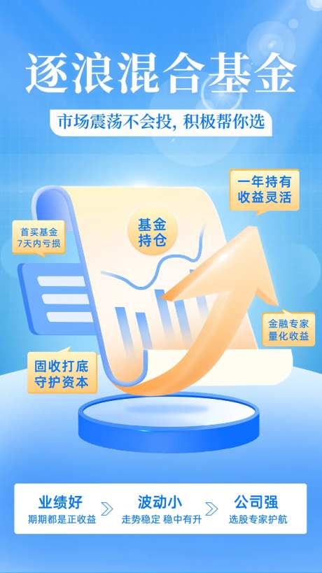 金融业务基金海报-采灵感-https://www.cailinggan.com/