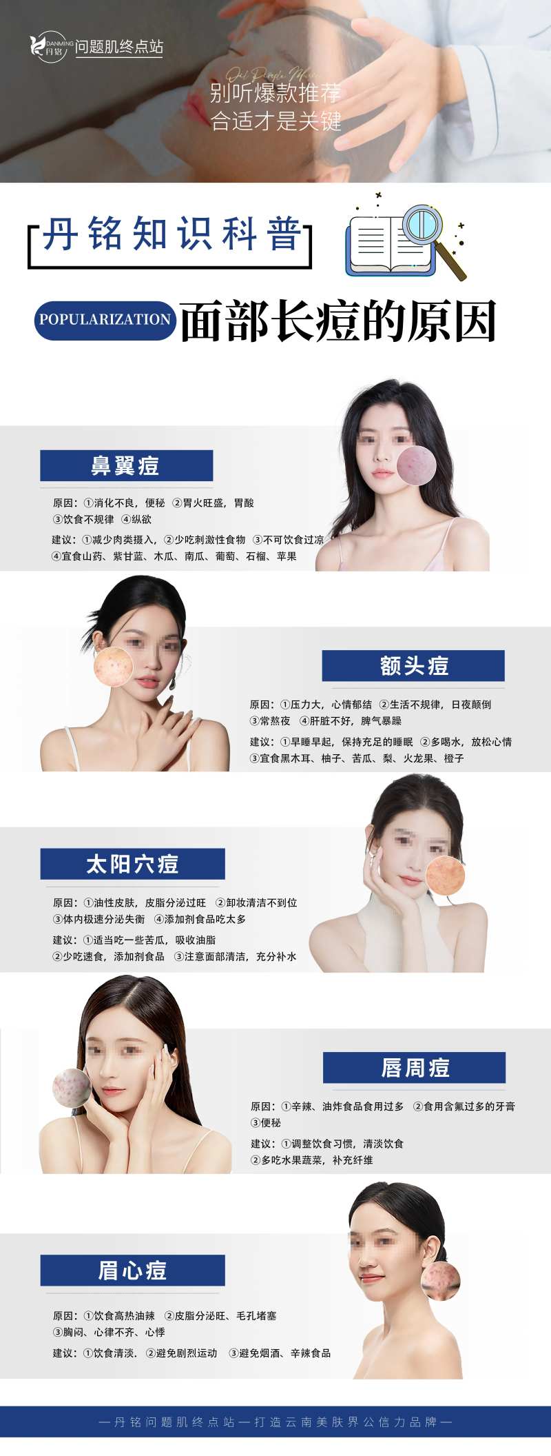 美业护肤知识科普海报-采灵感-cailinggan.com