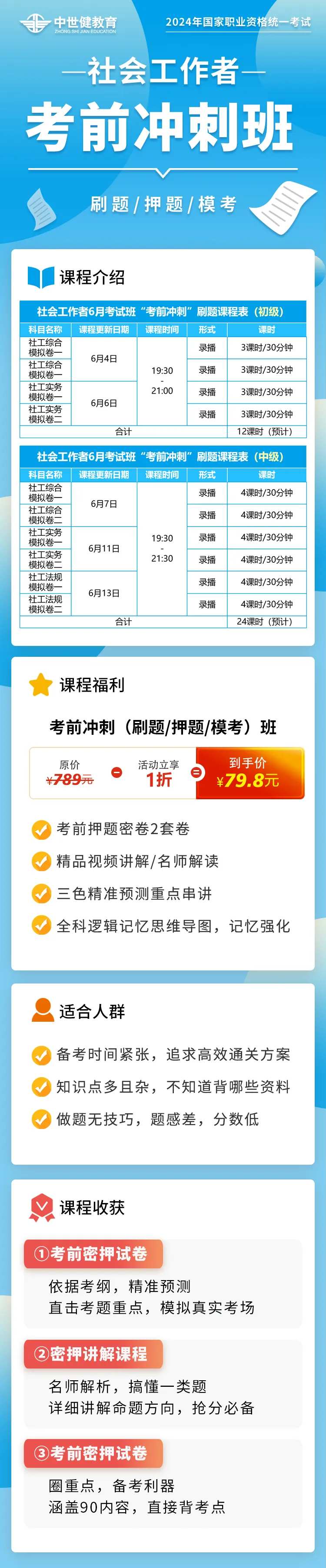 社会工作者考前冲刺班-采灵感-cailinggan.com