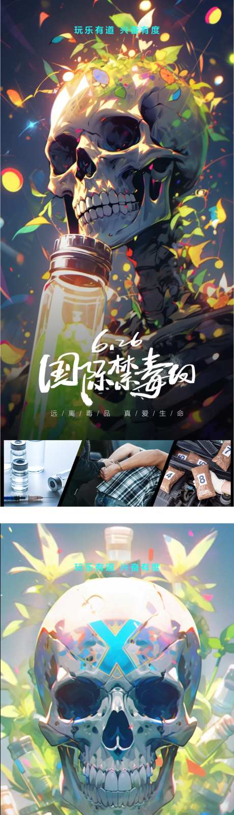 国际禁毒日海报-采灵感-https://www.cailinggan.com/