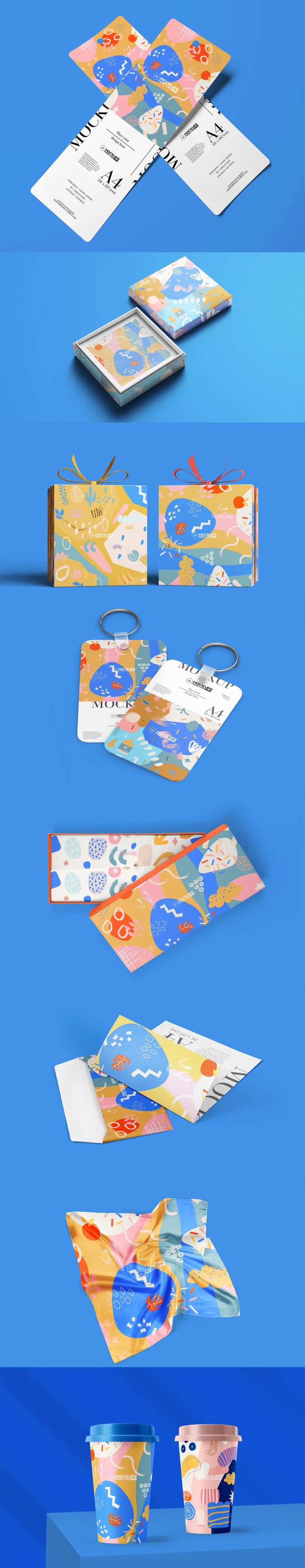文创实物工作证信封VI样机-采灵感-cailinggan.com