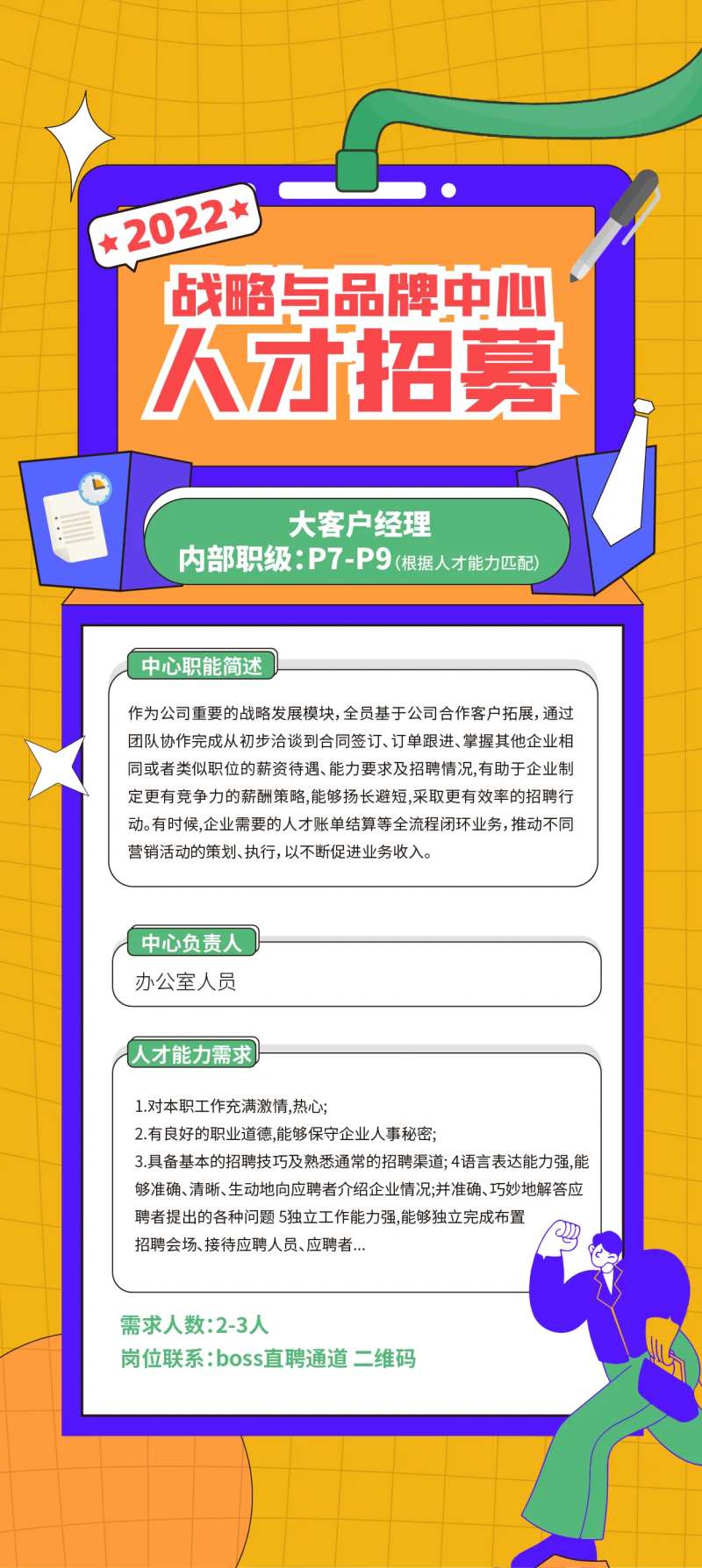 招聘人才招募海报-采灵感-cailinggan.com