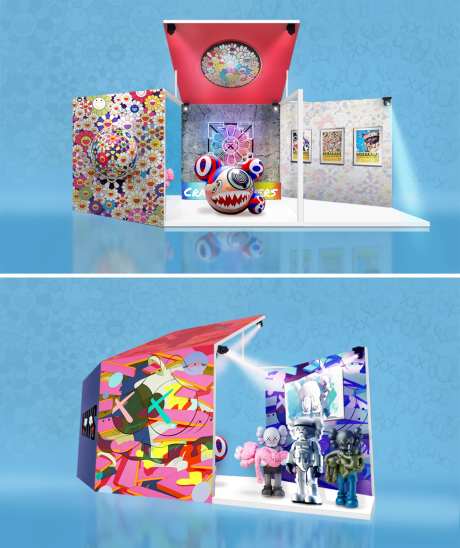 艺术展异型木质摊位-采灵感-https://www.cailinggan.com/