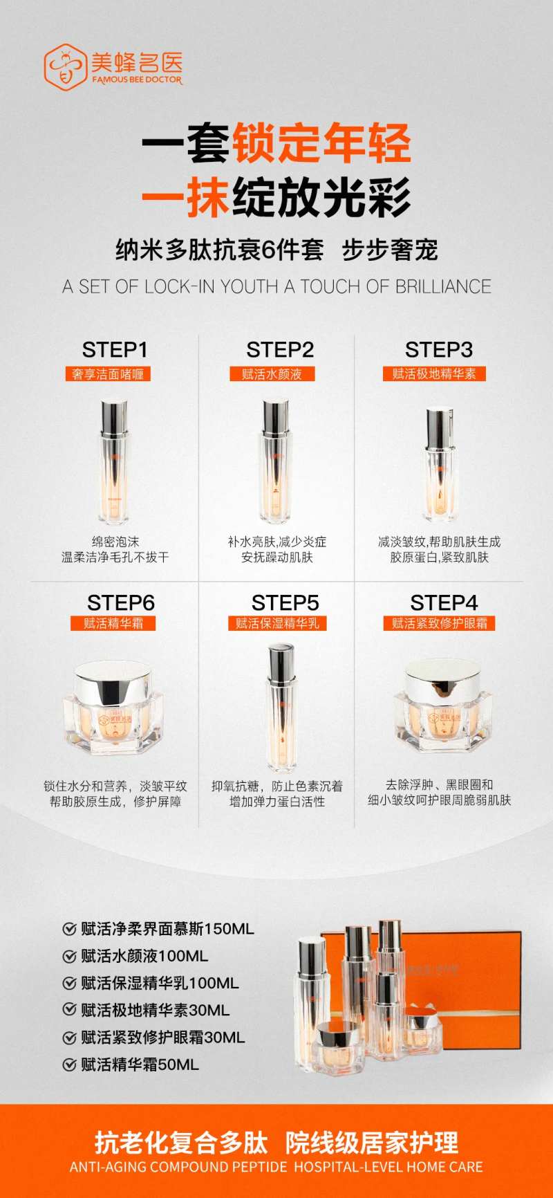 护肤产品套装海报-采灵感-cailinggan.com