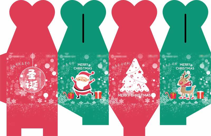 圣诞节苹果盒包装-采灵感-cailinggan.com