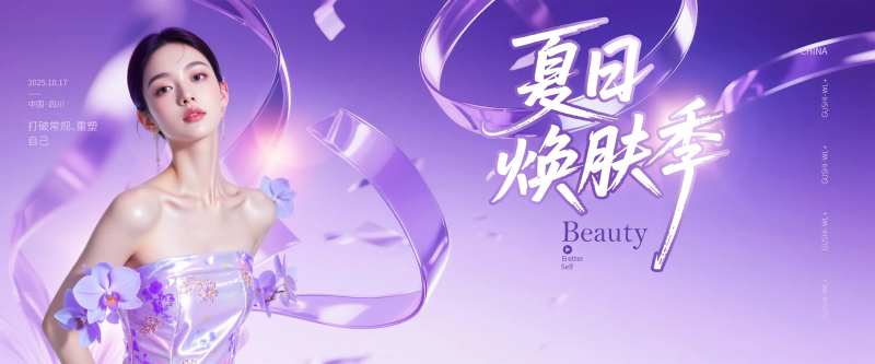 玻璃飘带医美主K-采灵感-cailinggan.com