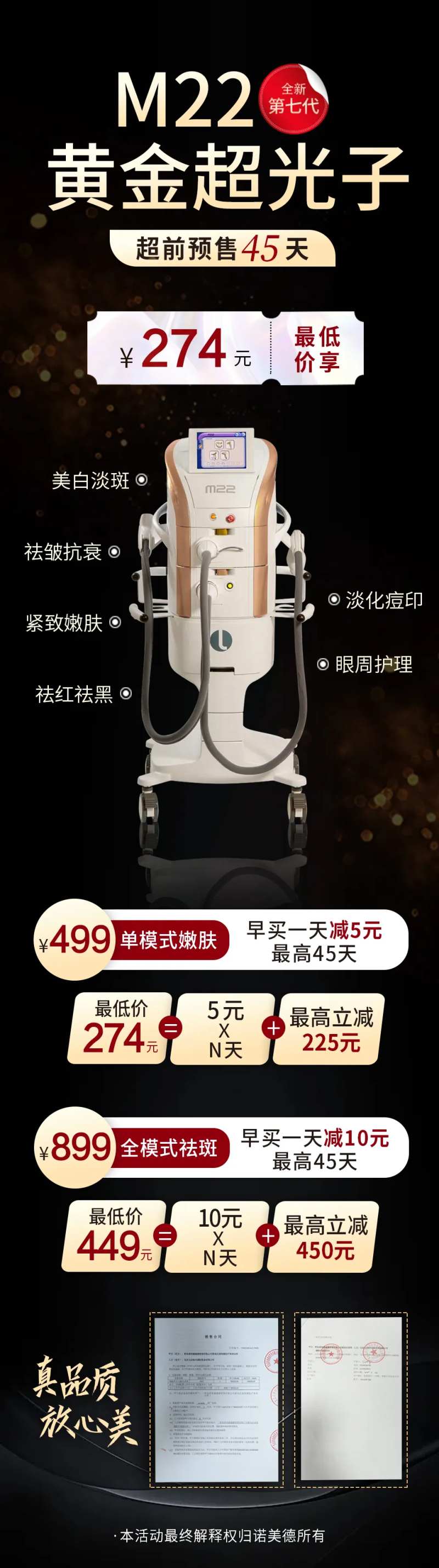 整形医美M22超光子项目预售海报-采灵感-cailinggan.com