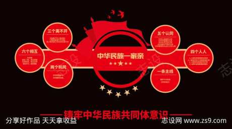 党建企业文化红色文化背景墙-采灵感-https://www.cailinggan.com/