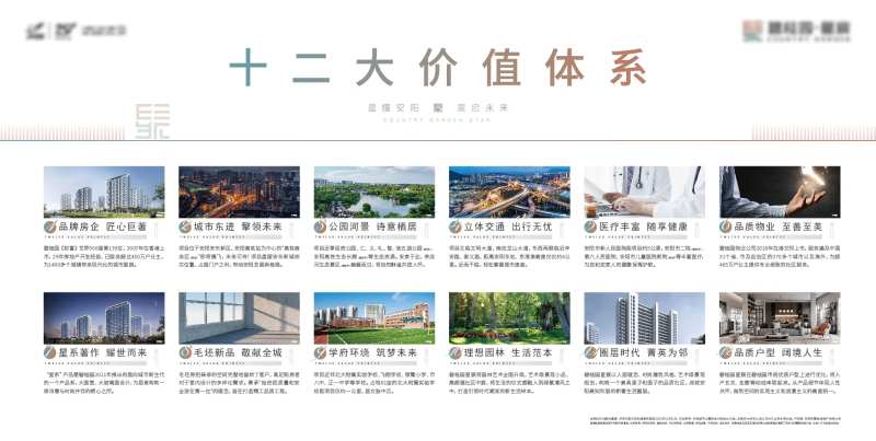房地产十二价值体系广告展板-采灵感-cailinggan.com