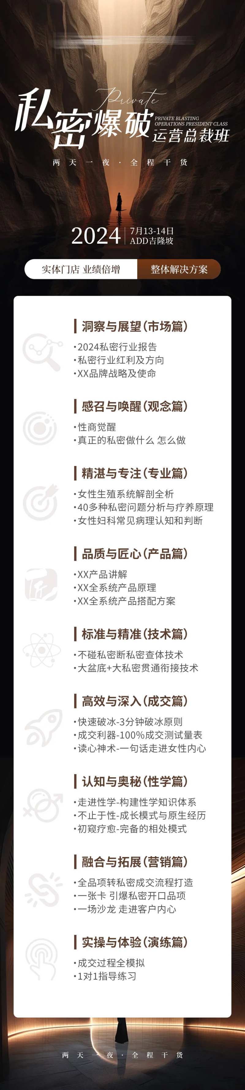 私密会议课程海报-采灵感-cailinggan.com