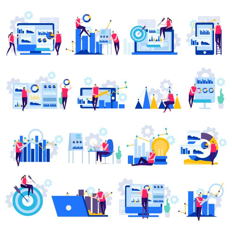矢量办公插画ui设计                                                                                                                                                                                              -采灵感-cailinggan.com