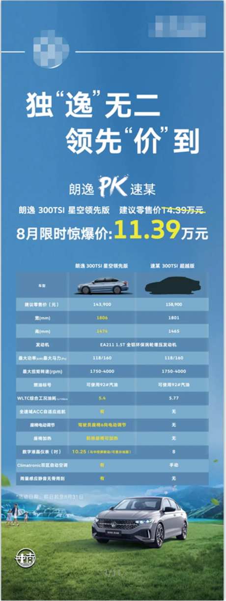 汽车1.5T竞品对比展架-采灵感-https://www.cailinggan.com/