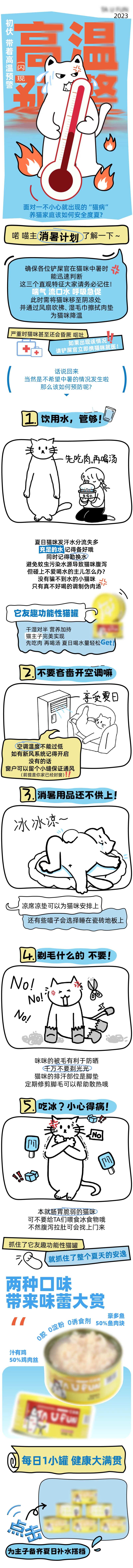 夏日高温预警公众号长图-采灵感-cailinggan.com